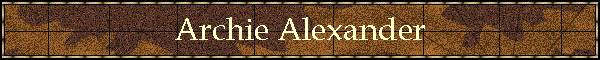 Archie Alexander